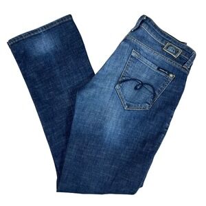 Mavi Mona Bootcut Jeans Womens Size 30/32 Dark Wash Denim Low‎ Rise Stretch